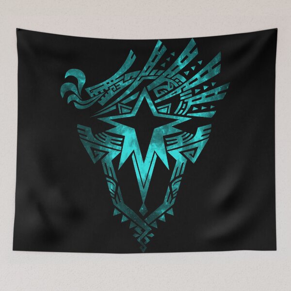 Item preview, Monster Hunter World: Iceborne - Logo (Galaxy Design) Black Background designed and sold by Kamurata.