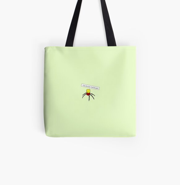 Despacito Spider Tote Bags Redbubble - despacito spider roblox game free robux no gifts