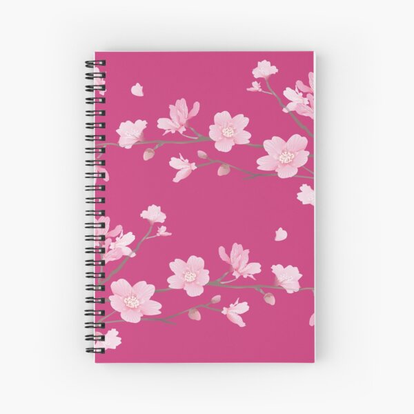 Aperçu de l'œuvre Fleur de cerisier - Rose magenta créée et vendue par designenrich.