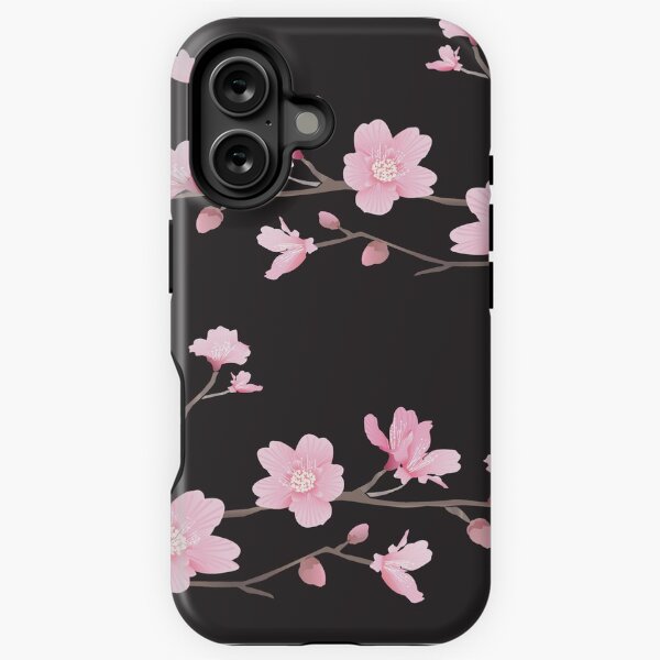 Item preview, Cherry Blossom flower plant - Black designed and sold by designenrich.