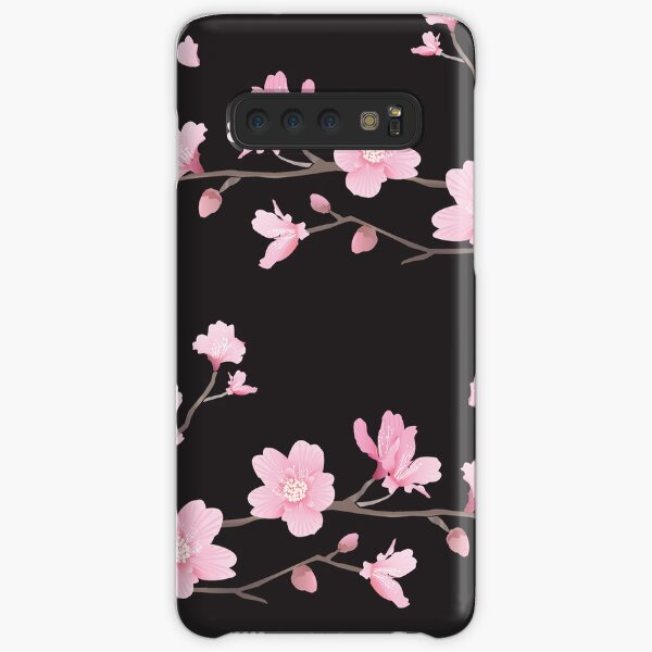 Flor de cerezo - negro Funda rígida para Samsung Galaxy