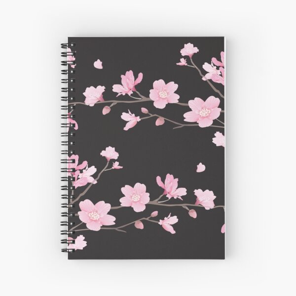 Aperçu de l'œuvre Fleur de cerisier - Noir créée et vendue par designenrich.