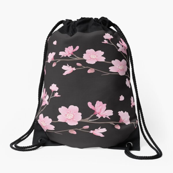 Aperçu de l'œuvre Fleur de cerisier - Noir créée et vendue par designenrich.