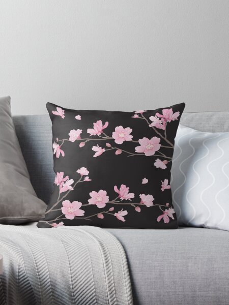 Aperçu de l'œuvre Fleur de cerisier - Noir créée et vendue par designenrich.