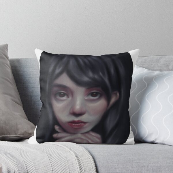 Item preview, Somber Stare Portrait Painting designed and sold by hydrangelic.