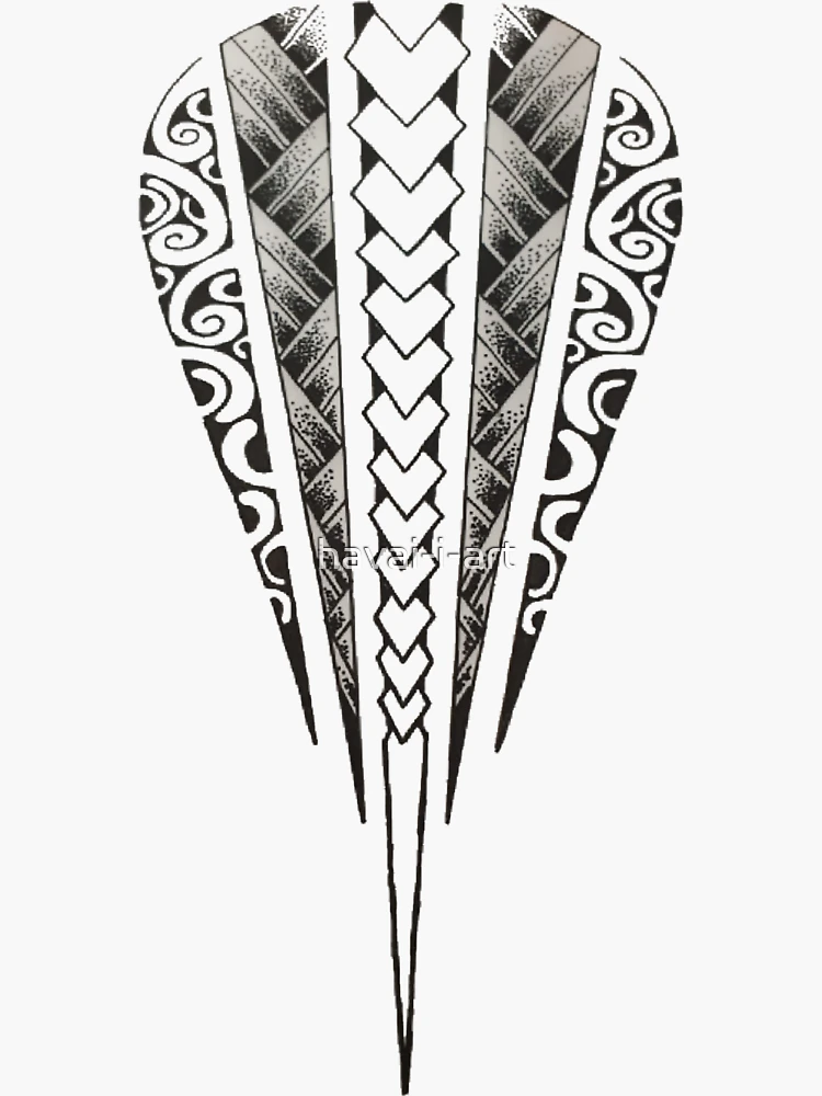 Polynesian Tattoo Pattern Maori Samoa Ornament Border Ethic Tribal Template  Stock Vector by ©lumyaisweet 406822086