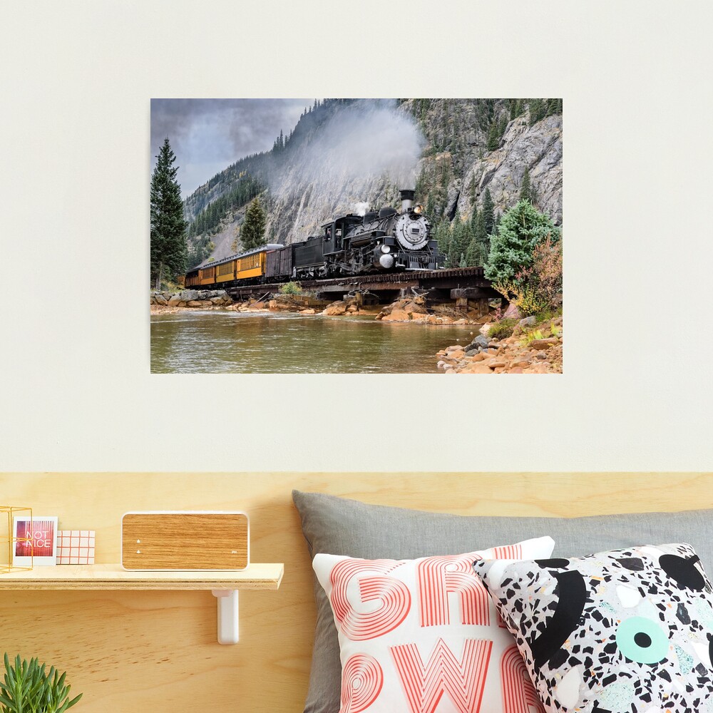 Vintage Steam Train Photographic Print