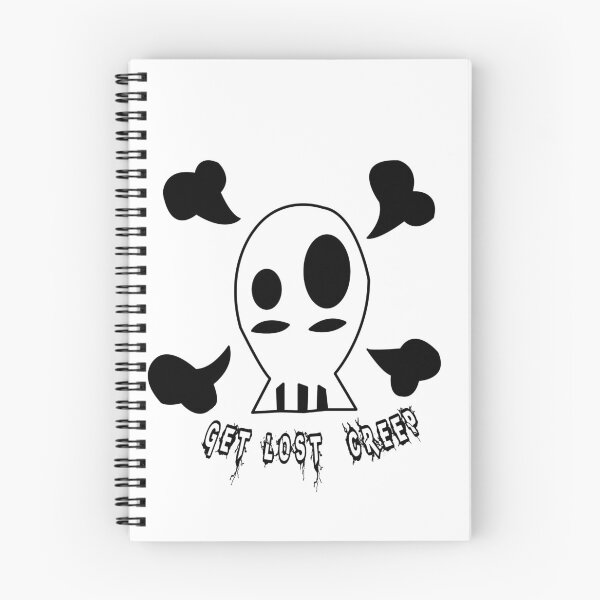 Item preview, Get lost creep skull t-shirt designed and sold by khalifadahmane.