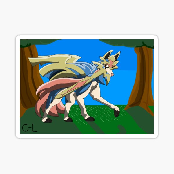 Zacian, Zamazenta, Eternatus - 3 Vinyl Pokemon Sticker Set — Logan Arch