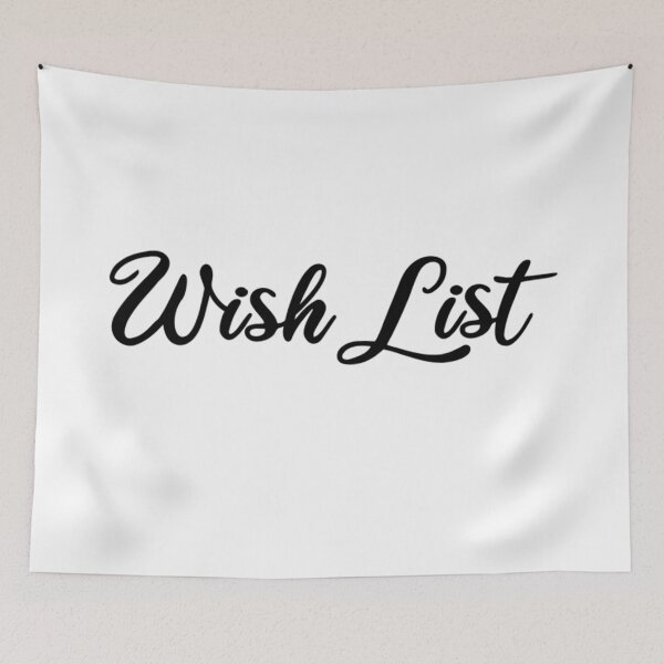 Item preview, Wish List Shopping Sticker - Planner Stickers - Positive Text - Words designed and sold by MysticMagpie.