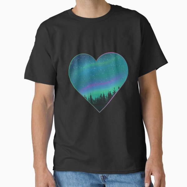 Item preview, Northern Lights Aurora Midsummer Heart Iceland Gift designed and sold by MyPriond.