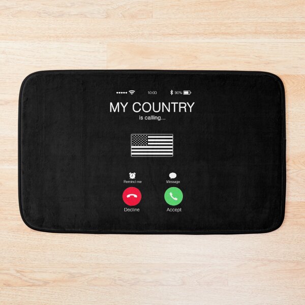 Item preview, My Country USA flag is calling me designed and sold by superpixus.