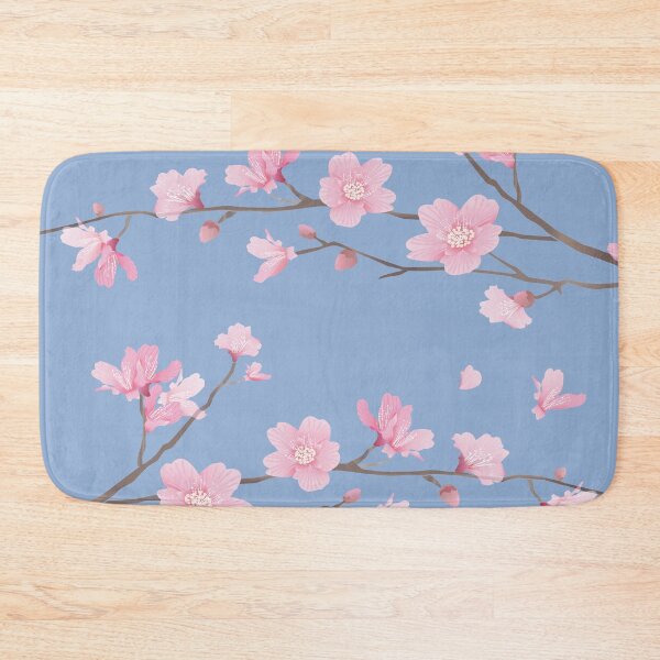 Item preview, Cherry Blossom flower plant - Serenity Blue designed and sold by designenrich.