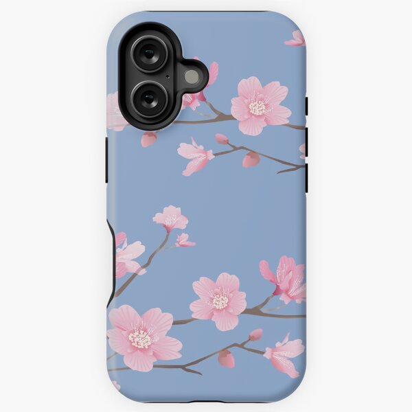 Item preview, Cherry Blossom flower plant - Serenity Blue designed and sold by designenrich.