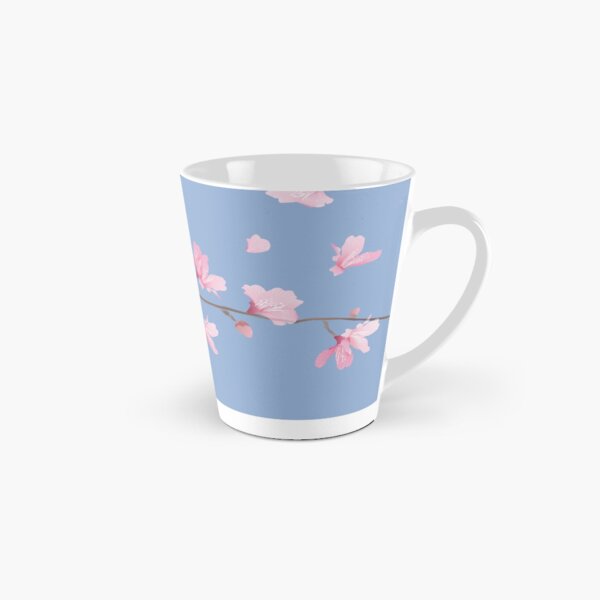 Item preview, Cherry Blossom flower plant - Serenity Blue designed and sold by designenrich.