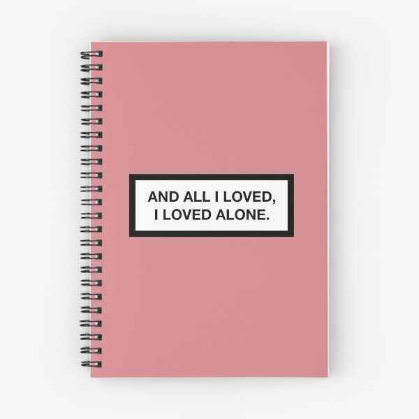Item preview, AND ALL I LOVED, I LOVED ALONE. designed and sold by ZANGRAM.