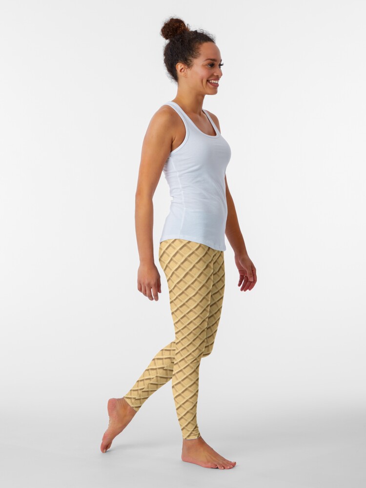 "Ice Cream Cone" Leggings for Sale by JacMohnson Redbubble