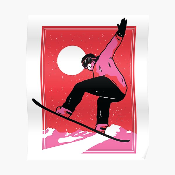 Snowboarder Poster For Sale By Ibruster Redbubble 1591