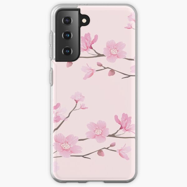 Cherry Blossom - Pink Samsung Galaxy Soft Case