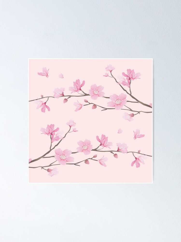 Vista alternativa de Póster pero elegante flor infundida con una ligera sensación de oriente.