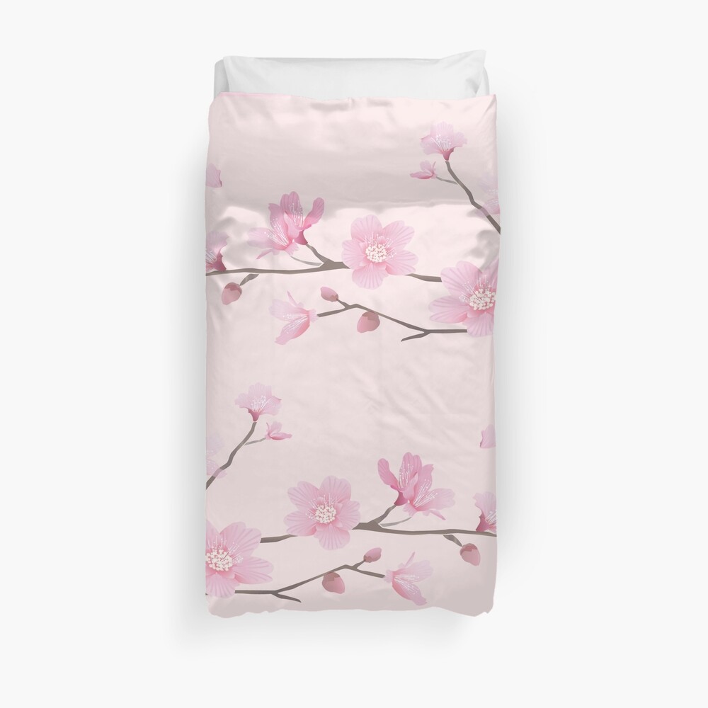 pero elegante flor infundida con una ligera sensación de oriente. Funda nórdica