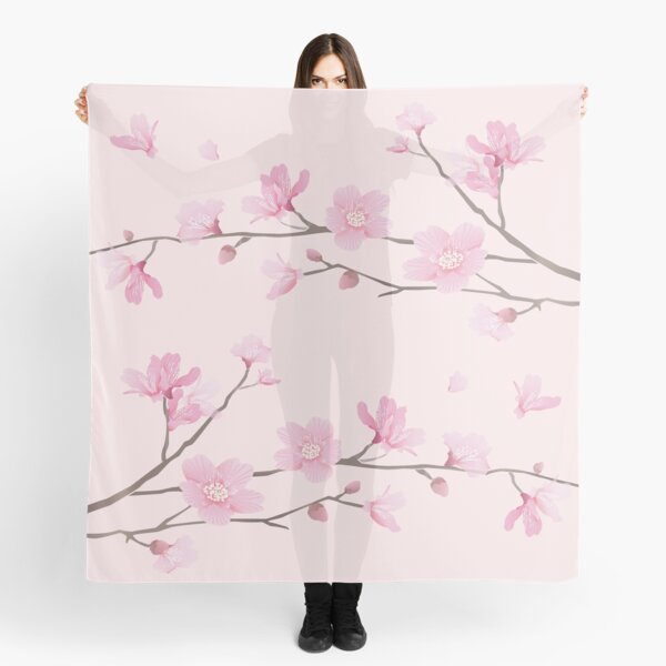 Cherry Blossom - Pink Scarf