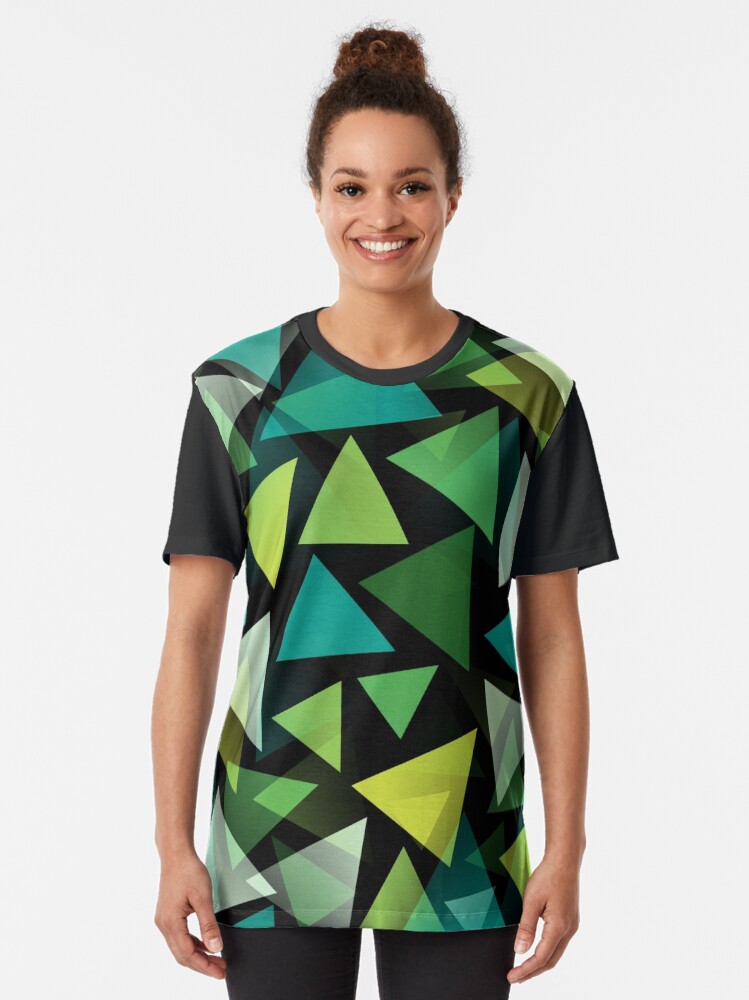 geometric pattern t shirt