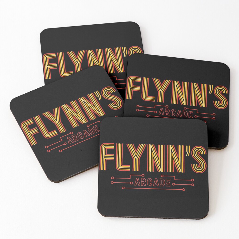 Flynn's Arcade Coasters (Set of 4)