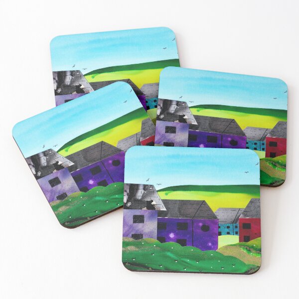 Item preview, Cute Colouful Houses designed and sold by TheArtisanDuck.