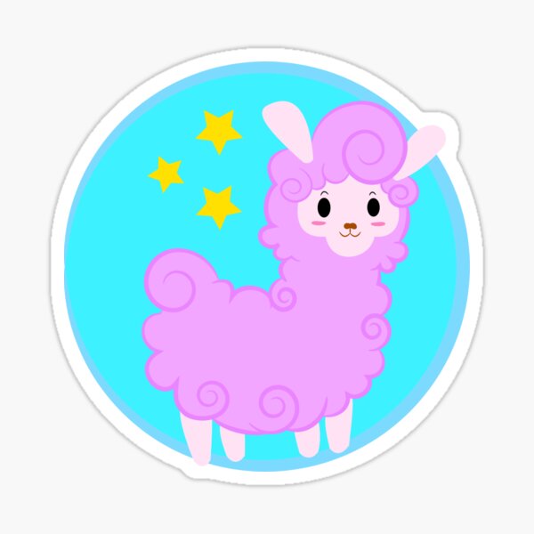 Llama Rosita Pegatina