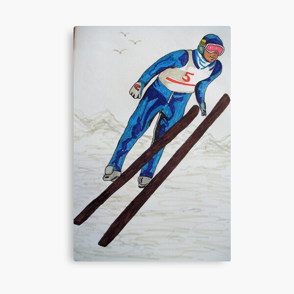 The Ski Jump Canvas Print