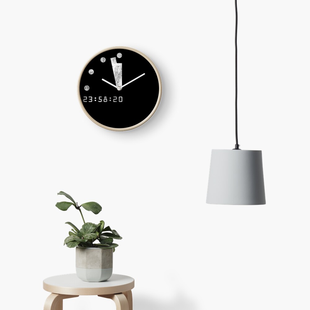 Doomsday 100 Seconds To Midnight Clock Clock
