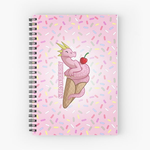 Item preview, Strawberry Ice Cream Lindworm Dragon designed and sold by TheLurkingQuirk.