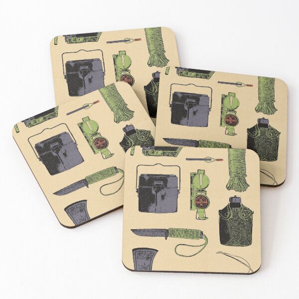 Item preview, Survival gear illustration designed and sold by NaturalSkeptic.