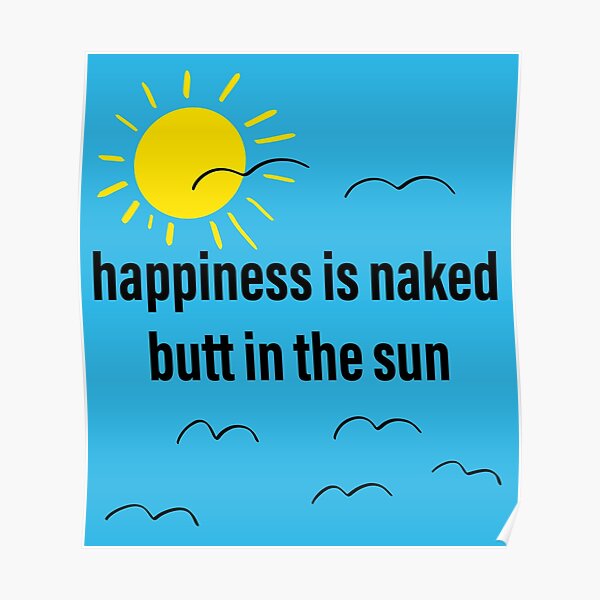 Poster Nackter Hintern Redbubble