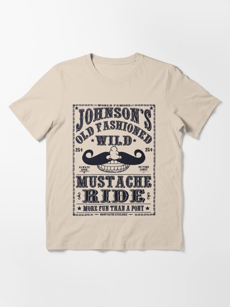 mustache ride t shirt