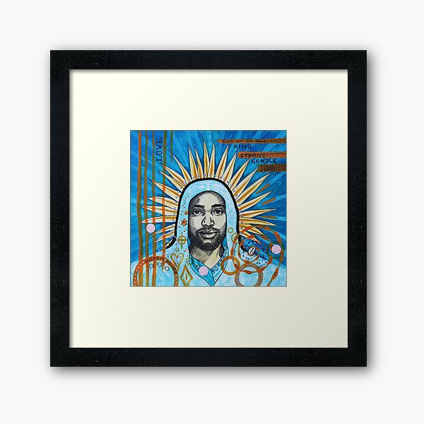 Love - The Lion and the Lamb Framed Art Print