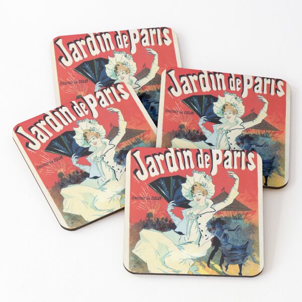 Item preview, Vintage belle epoque jardin de Paris night party designed and sold by aapshop.