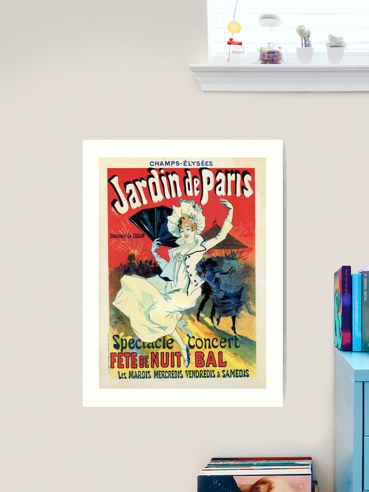 Vintage belle epoque jardin de Paris night party