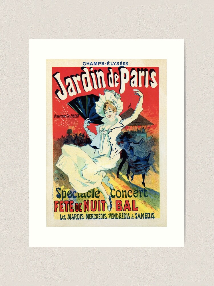 Vintage belle epoque jardin de Paris night party