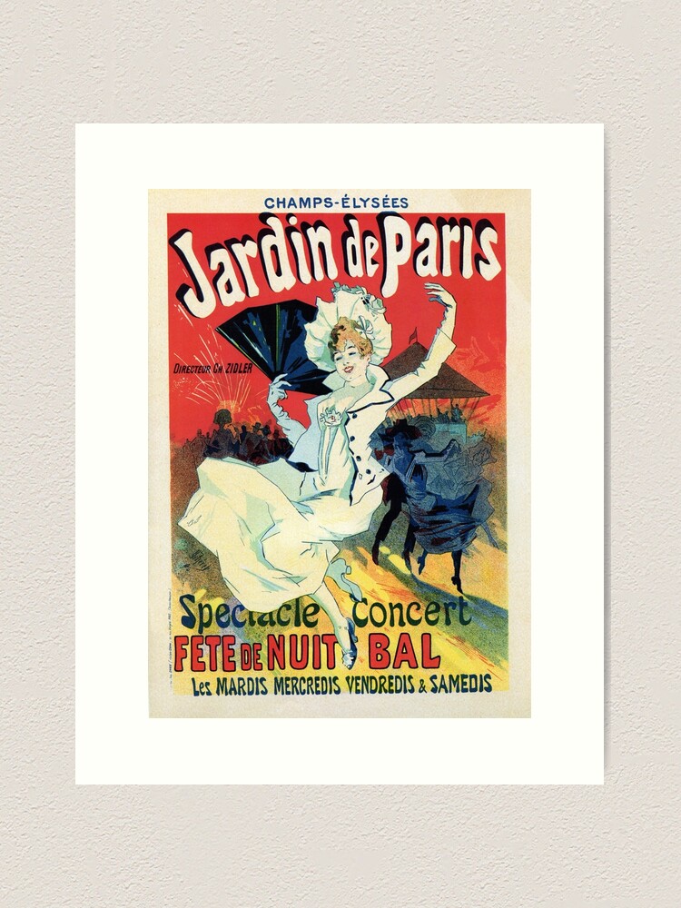 Vintage belle epoque jardin de Paris night party