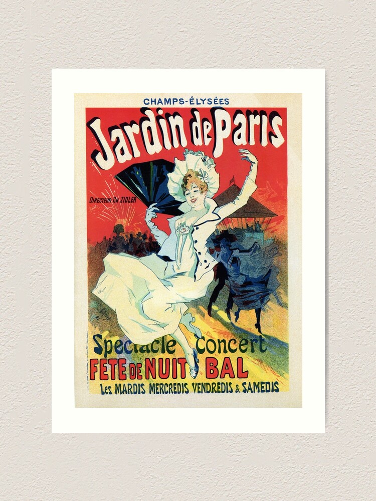 Vintage belle epoque jardin de Paris night party