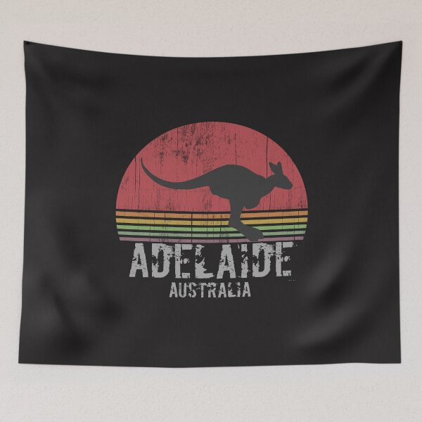 Item preview, Adelaide Retro City Australia Vintage Kangaroo  designed and sold by UrbanHype.