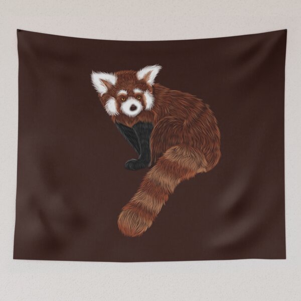Item preview, Red Panda designed and sold by WickedWillowArt.
