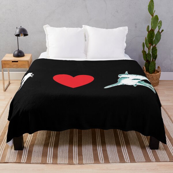 Item preview, If your heart beats for hammerhead sharks, then you will like this I love sharks design designed and sold by SiRaGeckoDesign.