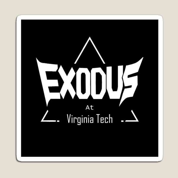 Item preview, Exodus White Triangle Logo designed and sold by ExodusATVT.