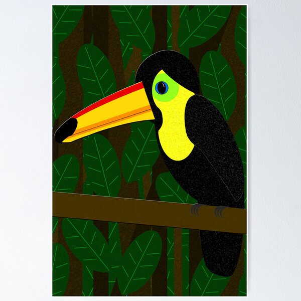 Artikelvorschau, Toucan in the Jungle entworfen und verkauft von Anglofile.