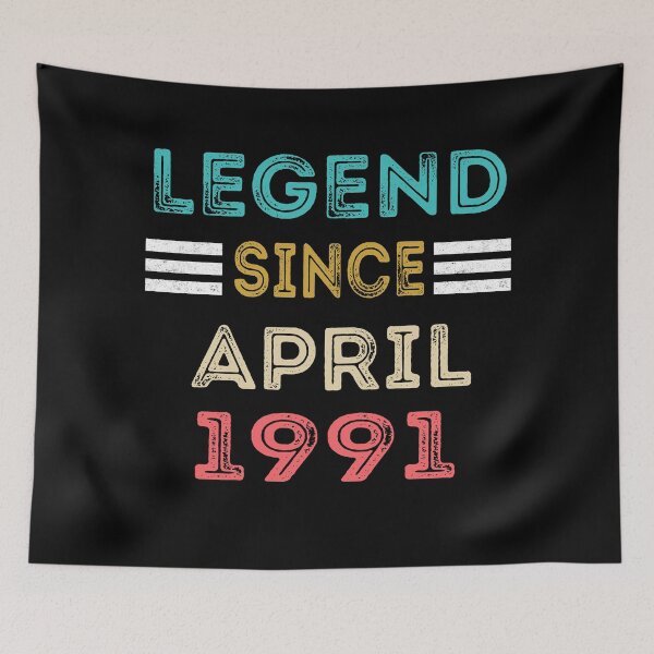 Artikelvorschau, Retro Vintage Legende seit April 1989 Geburtstagsgeschenk entworfen und verkauft von meedTee.
