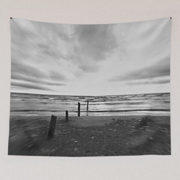 Item preview, Sunset on Sauble Beach - Black and White designed and sold by Yannik Hay.