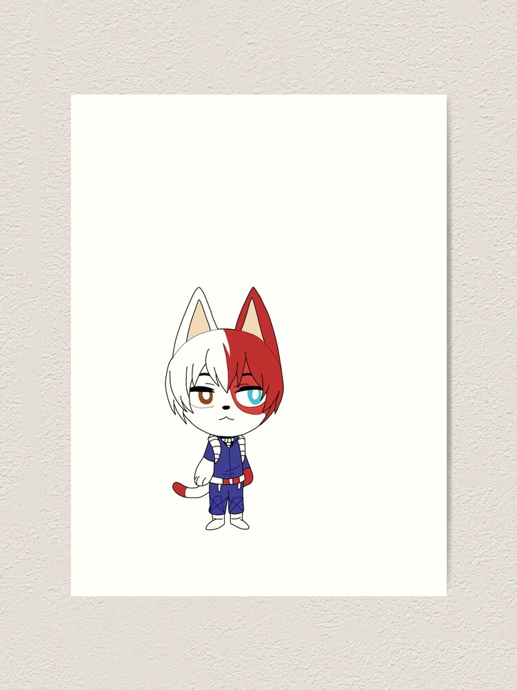 Todoroki Animal Crossing Art Print By Drakken Blue Redbubble